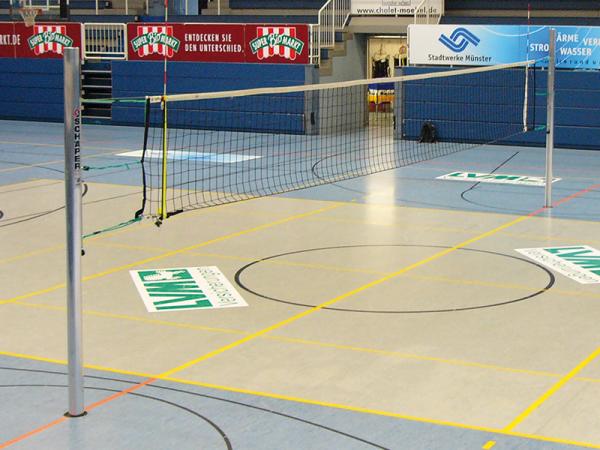 Einfacher Volleyball-Mehrzweckpfosten