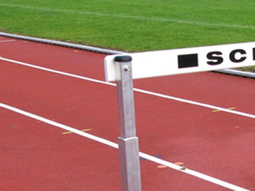 Wettkampfhürden (Alu), Hürdenleiste vorgeschraubt, IAAF & TÜV Zertifikat