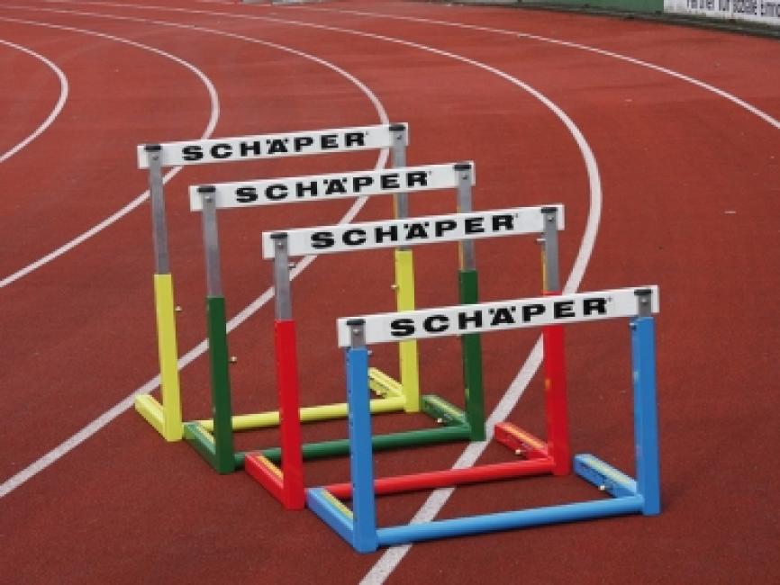 Wettkampfhürden (Alu), Hürdenleiste vorgeschraubt, IAAF & TÜV Zertifikat