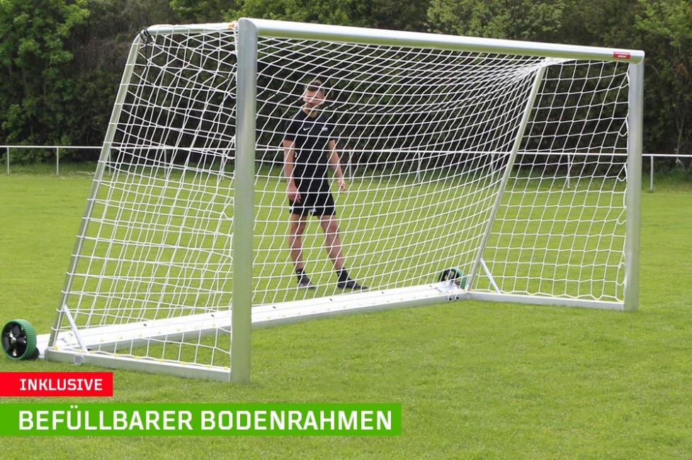 Jugendfußballtor , Bodenrahmen befüllbar