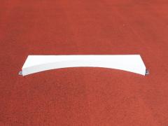 Kugelstoßbalken aus Vollkunststoff, mit IAAF-Zertifikat