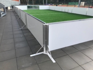 Soccer Court auf Dach