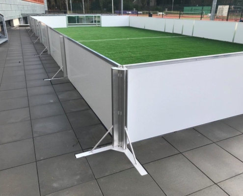 Soccer Court auf Dach