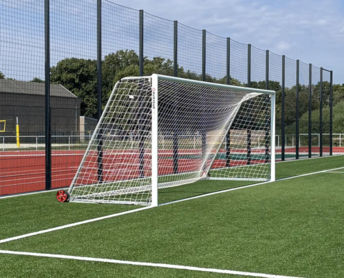 SCHÄPER Trainingsfußballtor, weiß lackiert