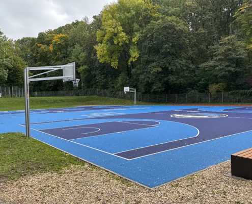 SCHÄEPER Basketballanlage für die Dirk Nowitzki Stiftung