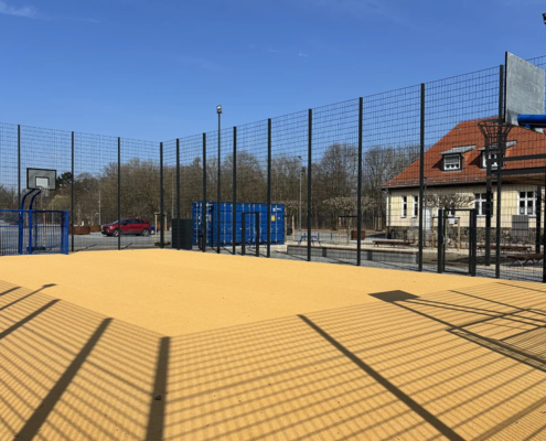 Schäper Bolzpplatztor und Basketballständer "unbreakable" blau Schäper Bolzpplatztor und Basketballständer "unbreakable" blau