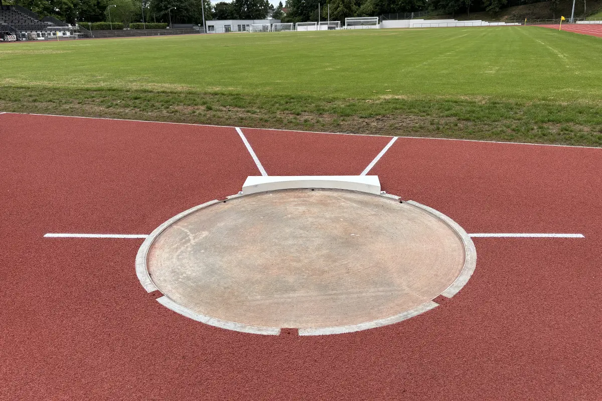 Kugelstoßring, behindertengerechnet Ausführung Kugelstoßring, behindertengerechnet Ausführung
