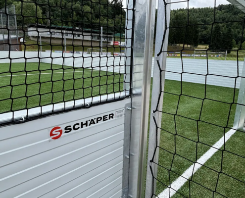 Soccer Court Comfort Line Stahl, Detail Verschraubung