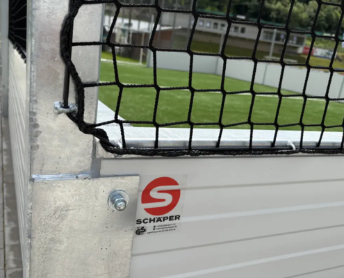 Soccer Court Comfort Line Stahl, Detail Verschraubung