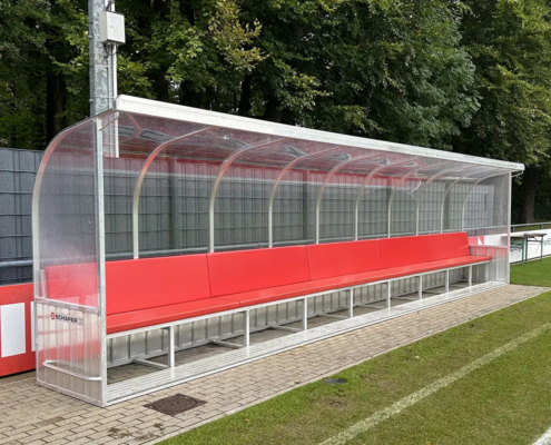 SCHÄPER Spielerkabine "Standard" mit Sitzpolstern