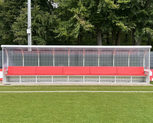 SCHÄPER Spielerkabine "Standard" mit Sitzpolstern
