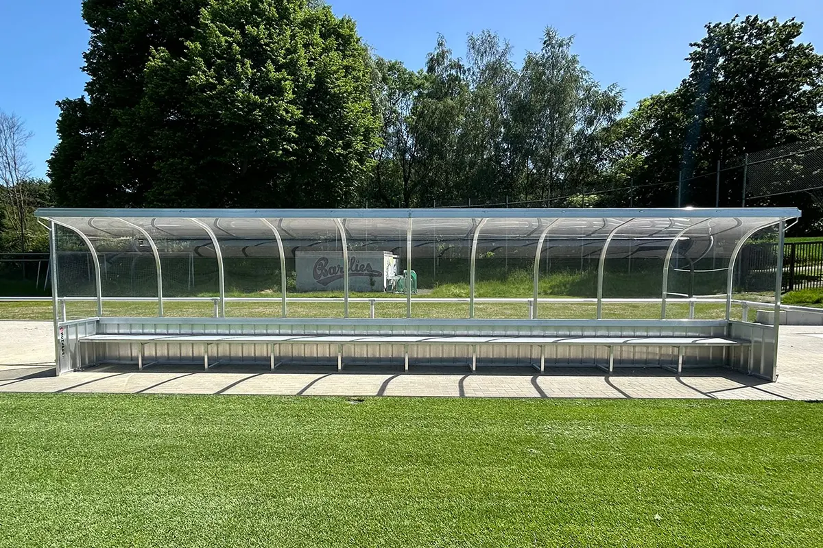 Schäper Spielerkabine / Betreuerkabine "Exclusiv", 10m Schäper Spielerkabine / Betreuerkabine "Exclusiv", 10m